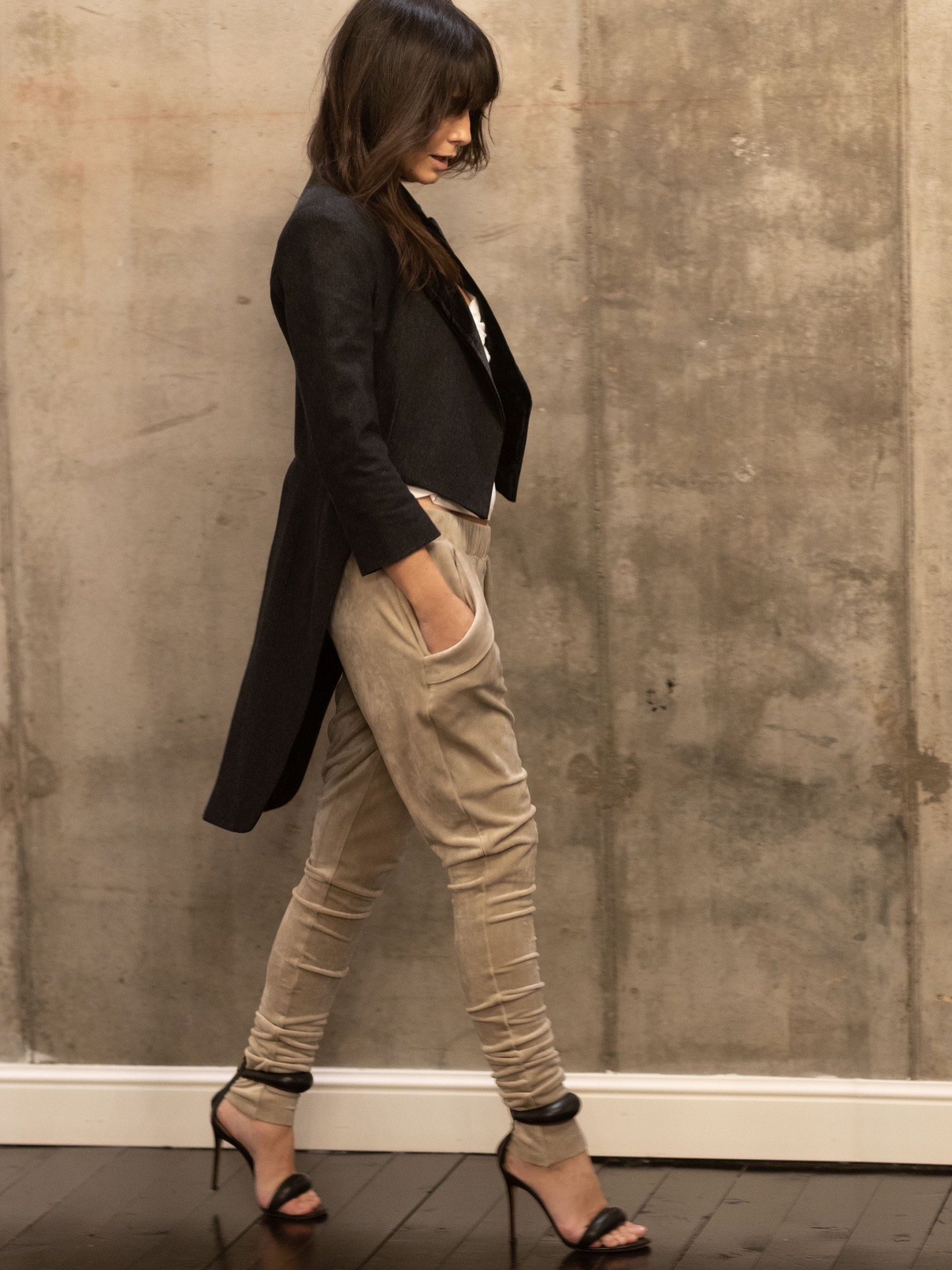 VELVET COLLAR JACKET