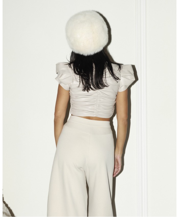 LEATHER CHINA WHITE