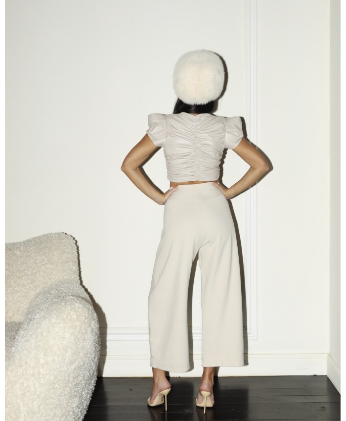 LEATHER CHINA WHITE